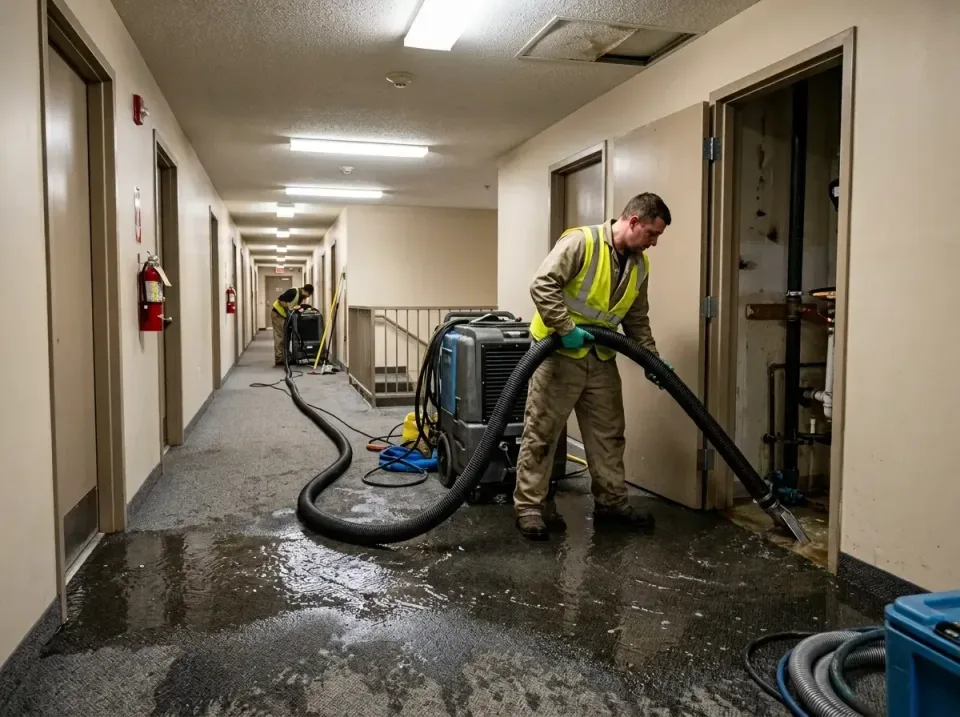 multi-unit-apartment-hallway-f-005 — frequently asked questions, Emergency Burst Pipe Water Extraction & Removal in Stafford…